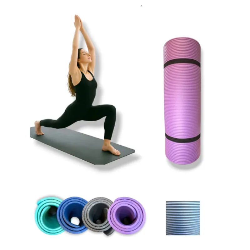 GENERICO - TAPETE DE YOGA 12 MM  BUENA CALIDAD