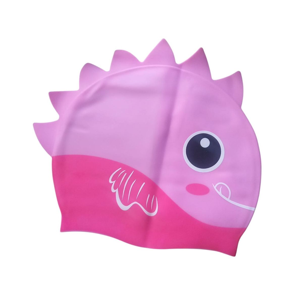 GENERICO - Gorro Natación Silicona Para Niño  Niña - Pez Rosa