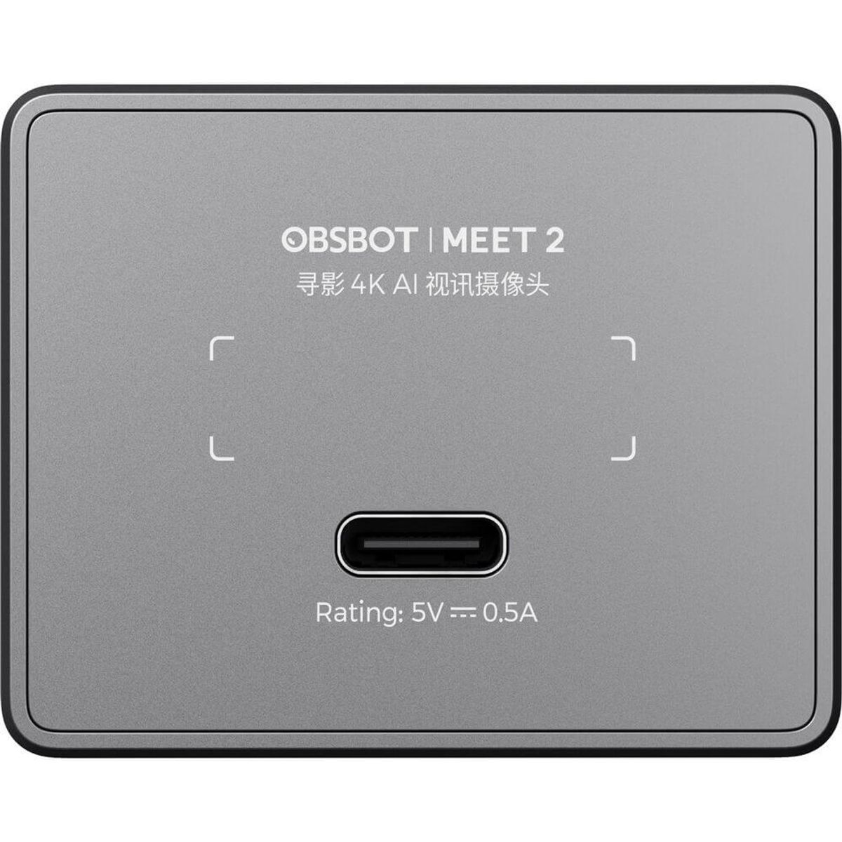 OBSBOT - Mini Webcam Obsbot Meet 2 Gris Espacial Camara Web 4k