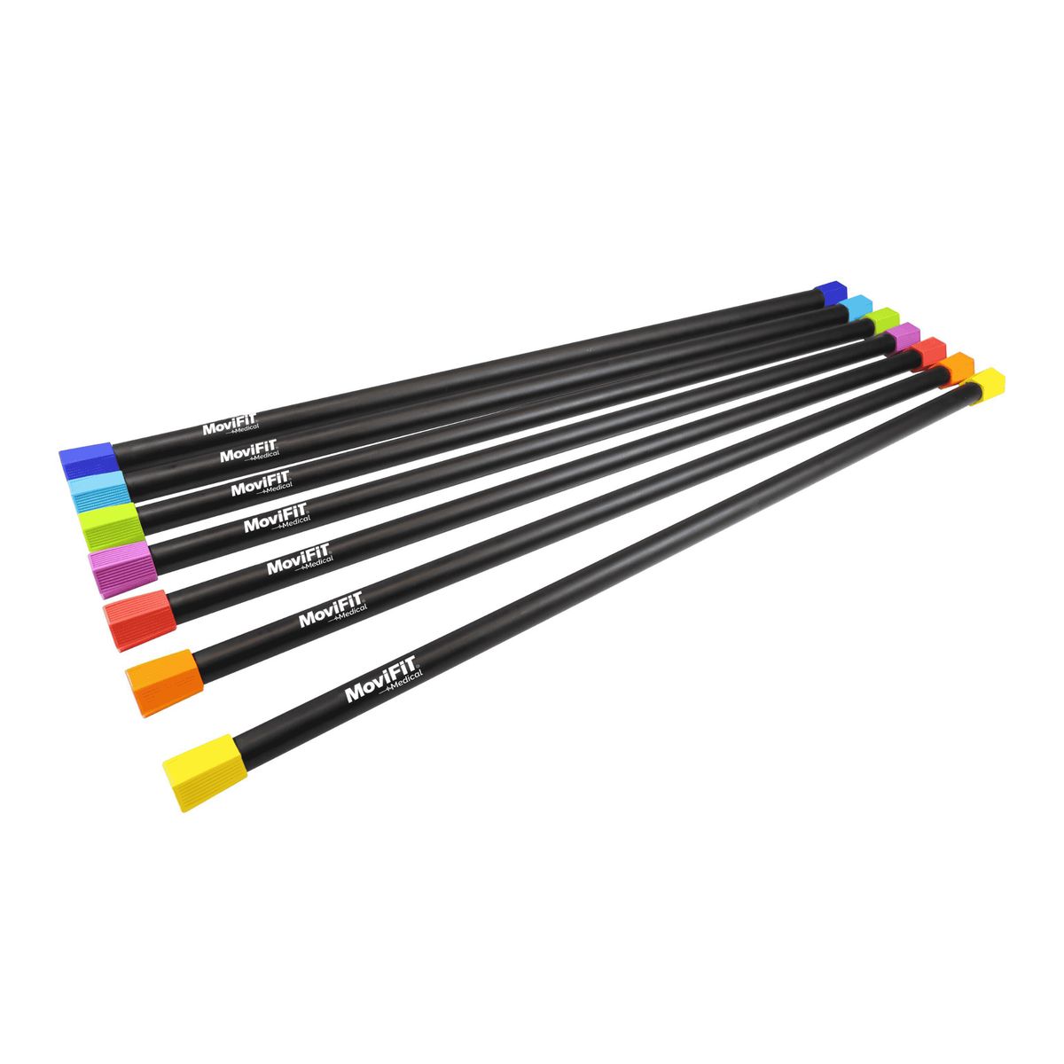 MOVIFIT - Bastón Body Bar 9 KG con Espuma Acolchada Yoga Pilates