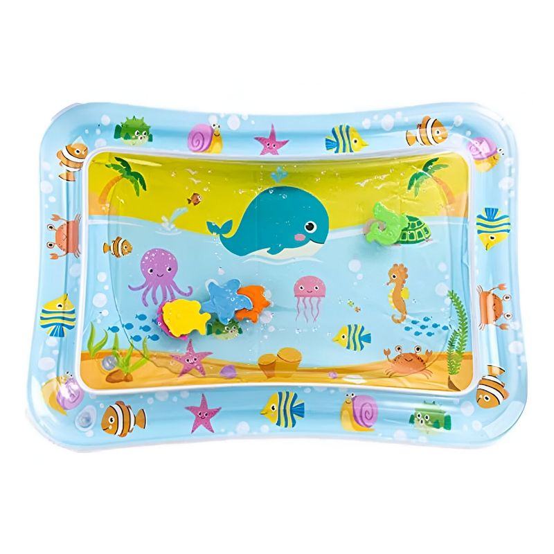 GENERICO - Colchoneta Tapete Agua Peces Niños Estimulación Para Bebes