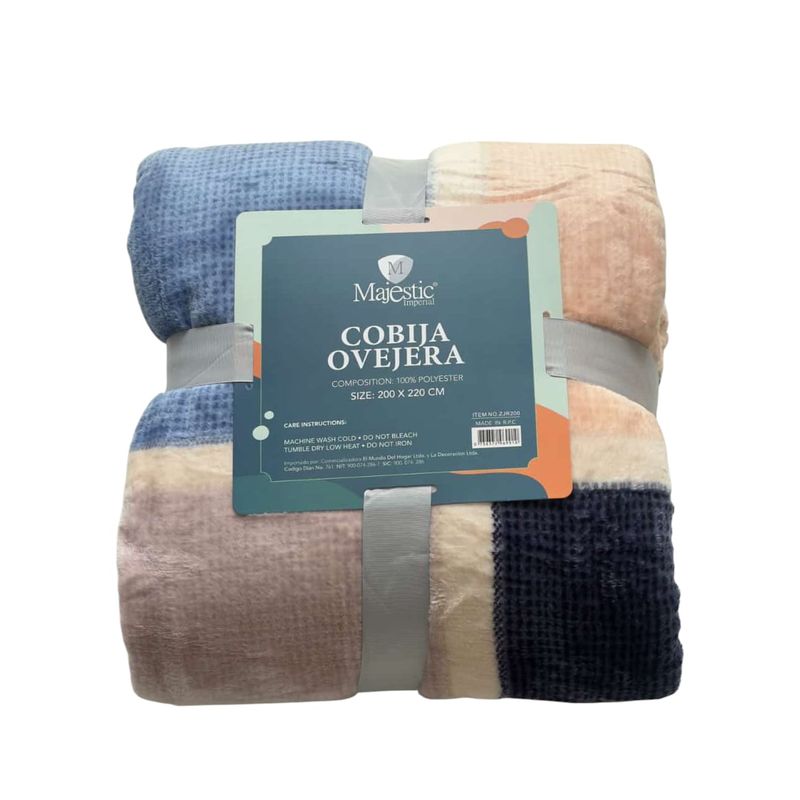 MAJESTIC IMPERIAL - Cobija Sherpa Ovejera DobleQueen 200x220 Cm