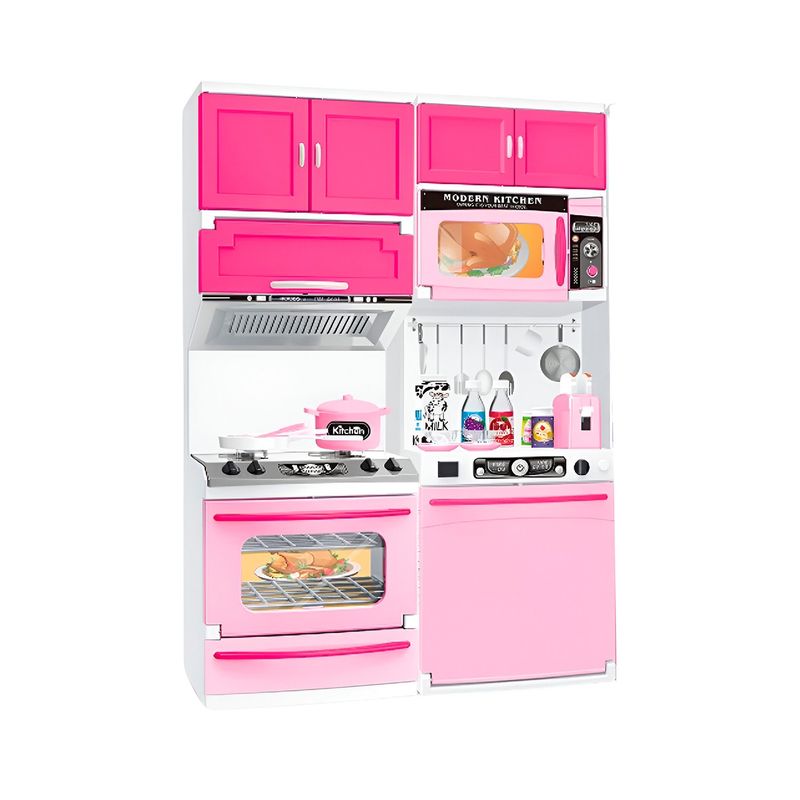 GENERICO - Cocina Muñecas Horno Luz Sonido 2 Modulos Juguete Niñas