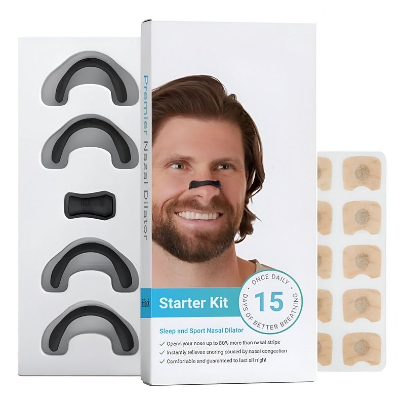 GENERICO - Kit De 4 Pinzas Nasales Imán Magnéticas Antironquidos