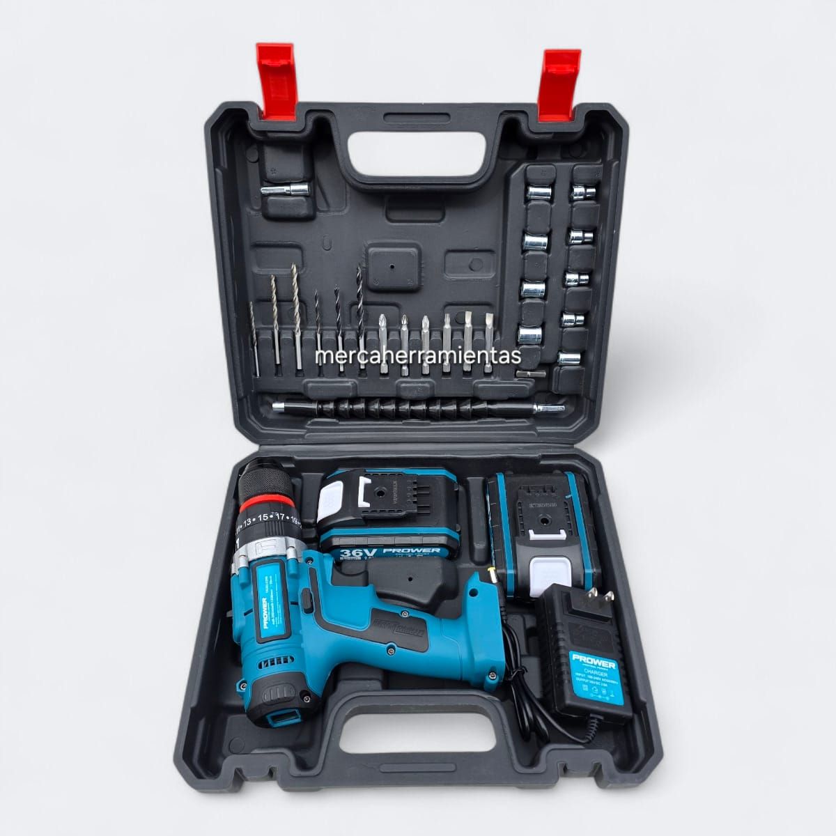 PROTOOL - Taladro Inalámbrico con Pantalla Ta36vlcd Con Maletín 36v Prower + Obsequio