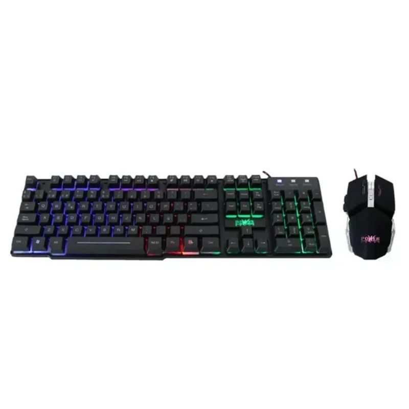 POWER GROUP - Combo Teclado Y Mouse Gaming Power Group GC-801SPM