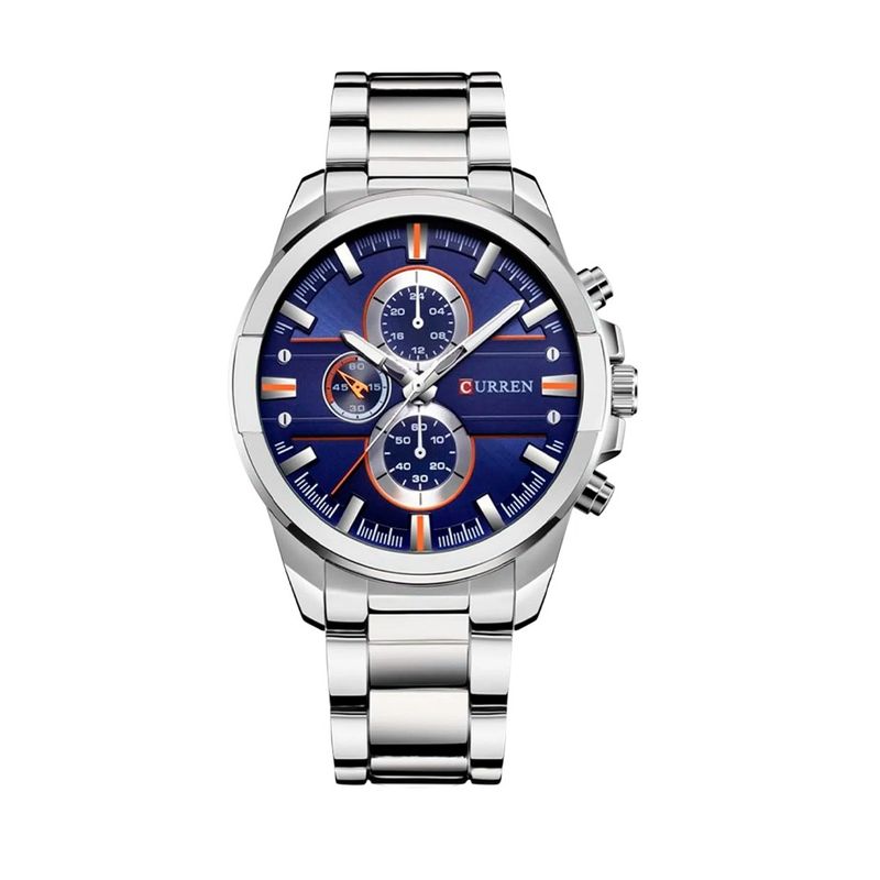 CURREN - Reloj Análogo Curren Original KREB491903 8274 Acero Color Plateado