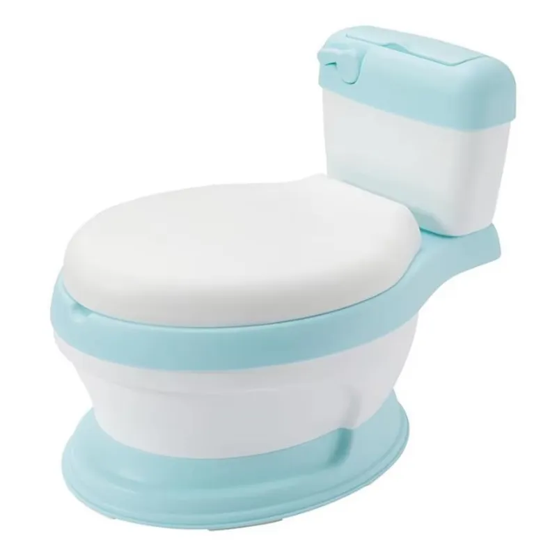 FRAGOLA KIDS - Baño Entrenador Vasenilla Inodoro Azul Acolchado Niños