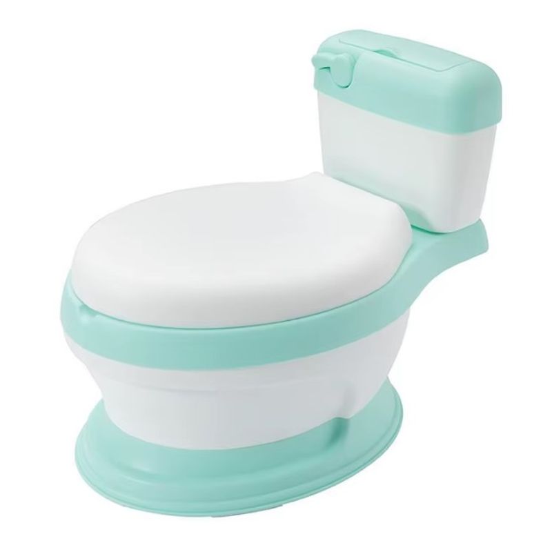 FRAGOLA KIDS - Baño Entrenador Vasenilla Inodoro Verde Acolchado Niños