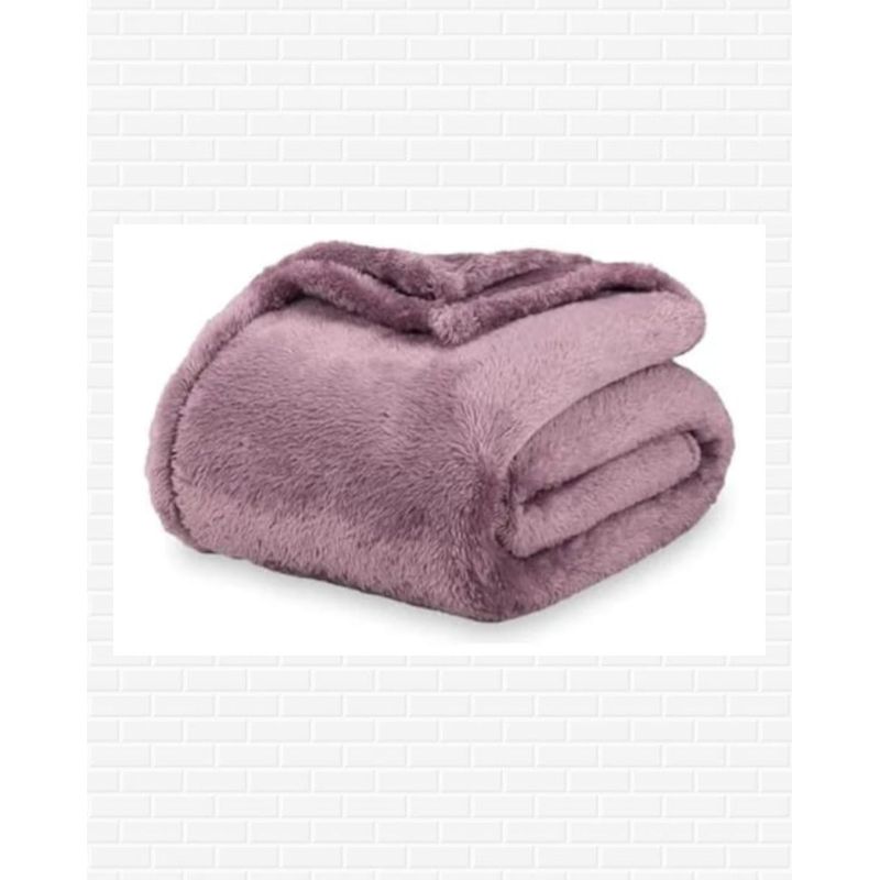 SIRENITAS - Cobija térmica Sherpa 2.60 x 2 metros Cama Queen Mora Leche
