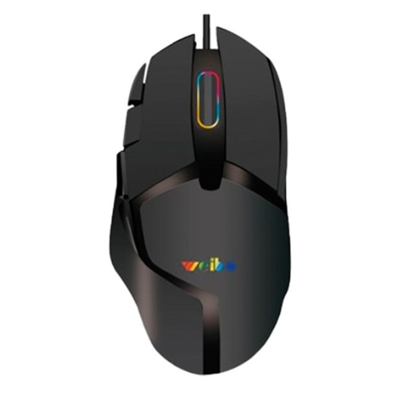 AMERICAN GENERICS - Mouse Gamer S260 8 Botones Ergonómico con Luces RGB Alta Precisión