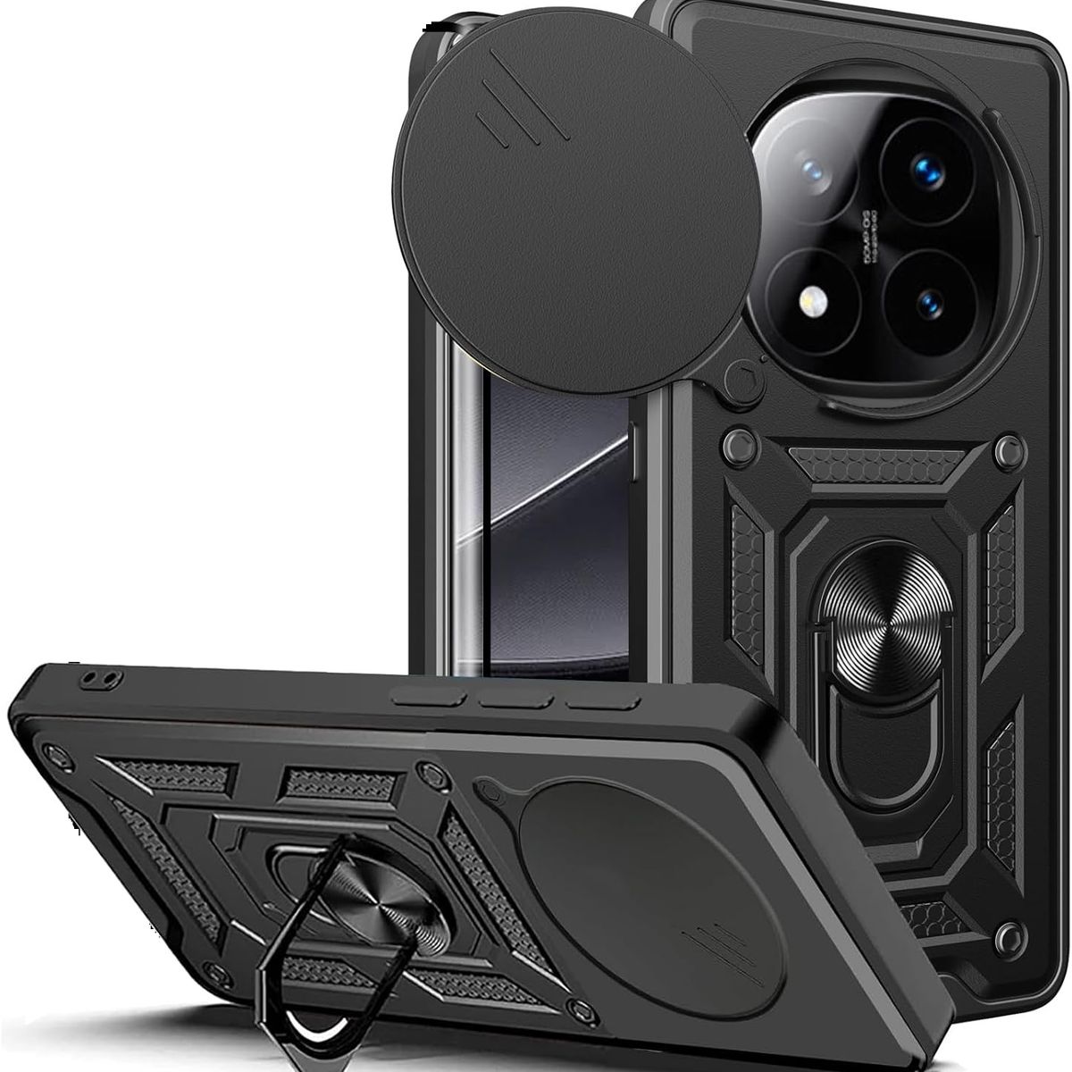 GENERICO - Forro Estuche Protector Para Redmi note 14 pro + con Protector Cámara