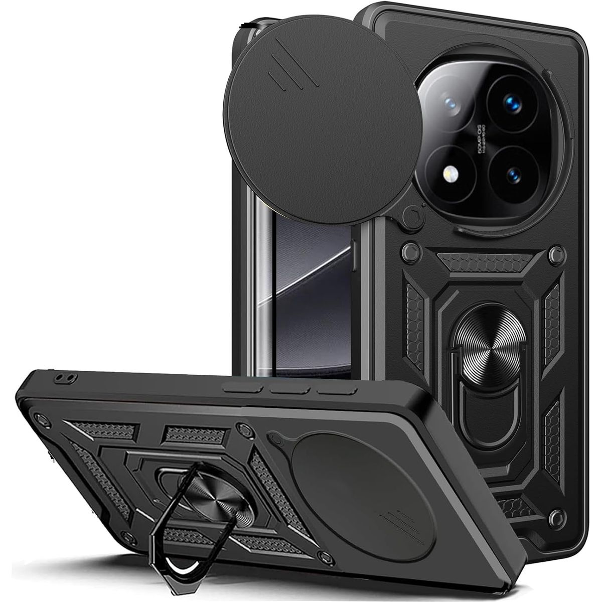 GENERICO - Forro Estuche Protector Para Redmi note 14 pro + con Protector Cámara