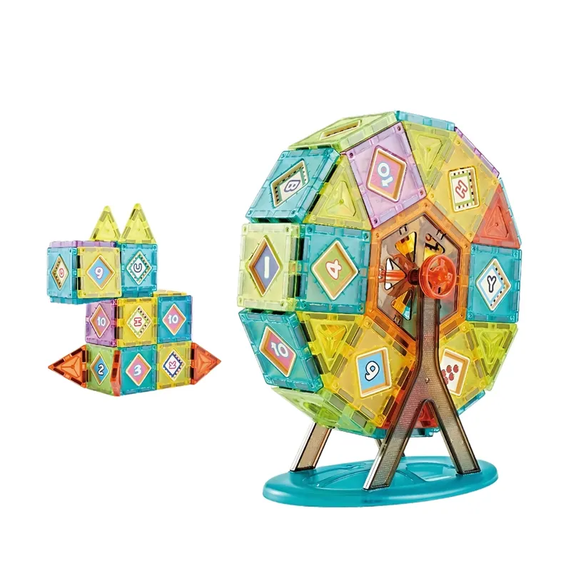 AMERICAN GENERICS - Bloques Fichas Magneticas 70pcs Juguete De Construccion Niño