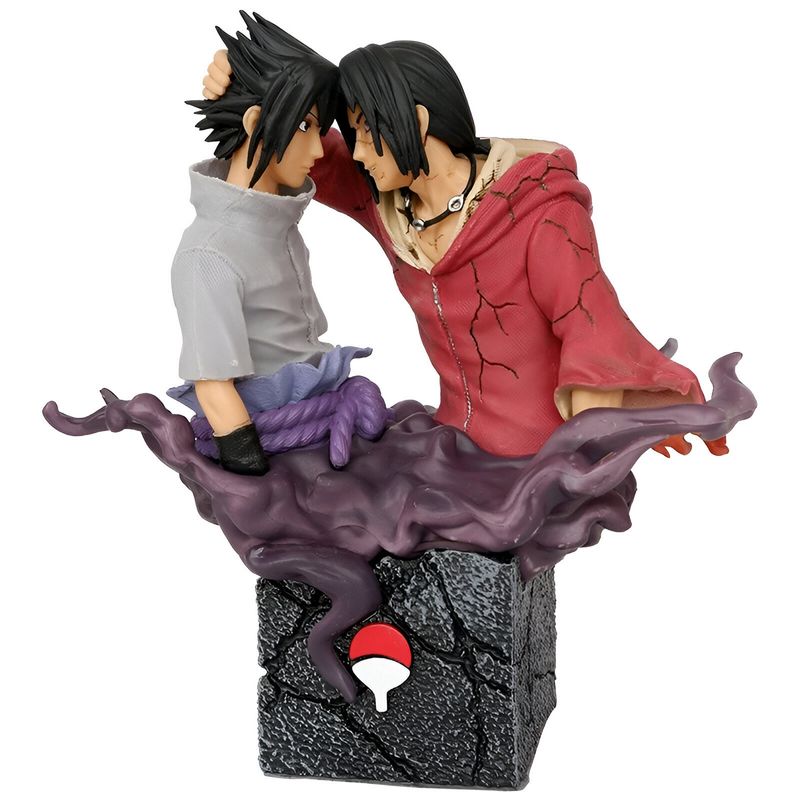 GENERICO - Figura Accion Coleccionable Naruto Itachi Y Sasuke Uchiha
