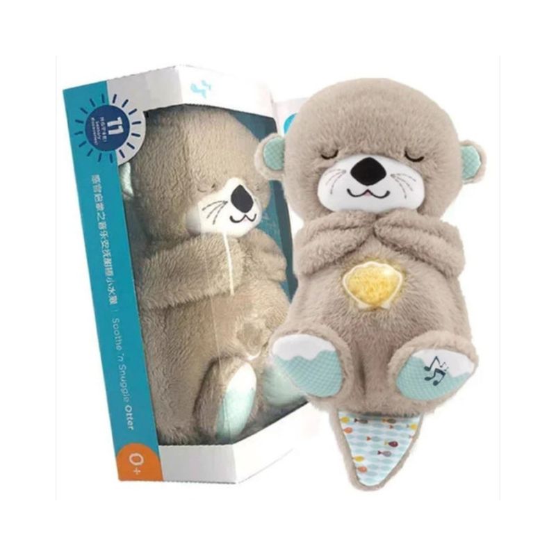 GENERICO - Peluche Juguete Muñeco Nutria Alivio Ansiedad Respira Relaja