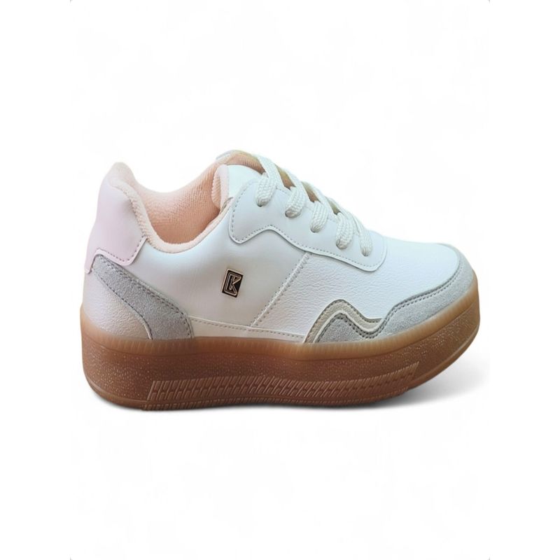 INCO - Tenis Mujer Blanco x Gris Xtremo Sambuca