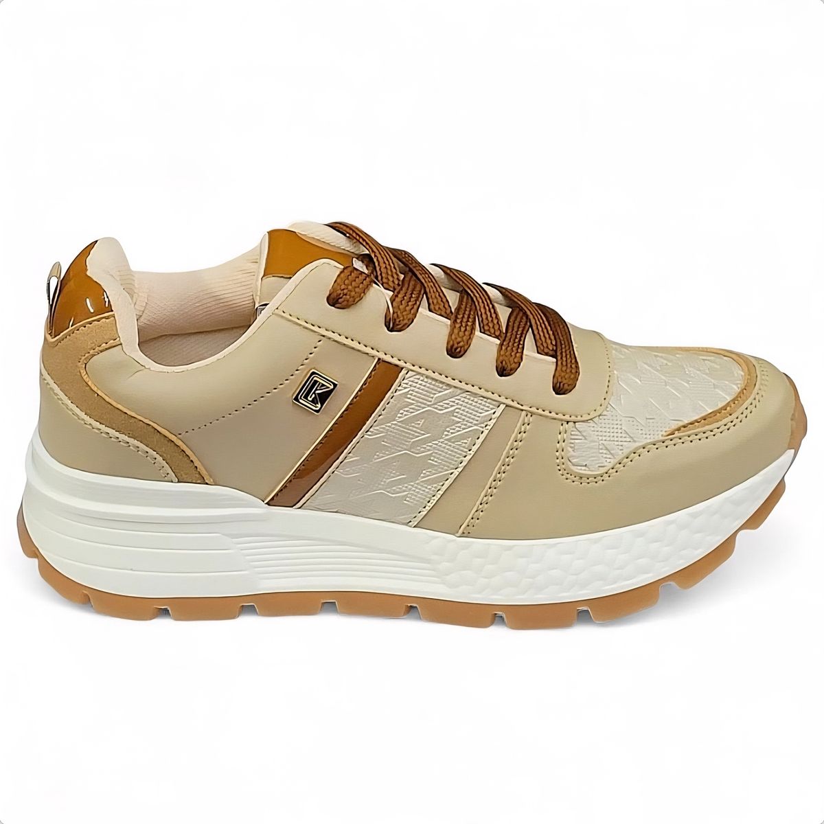 INCO - Tenis Mujer Beige x Miel Xtremo Zafiro