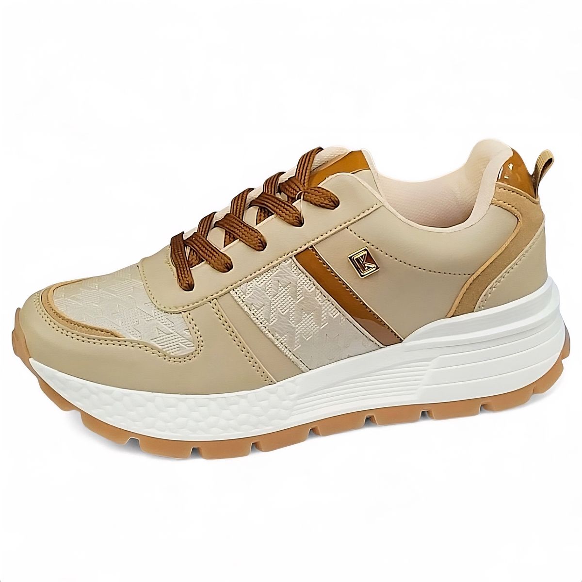 INCO - Tenis Mujer Beige x Miel Xtremo Zafiro