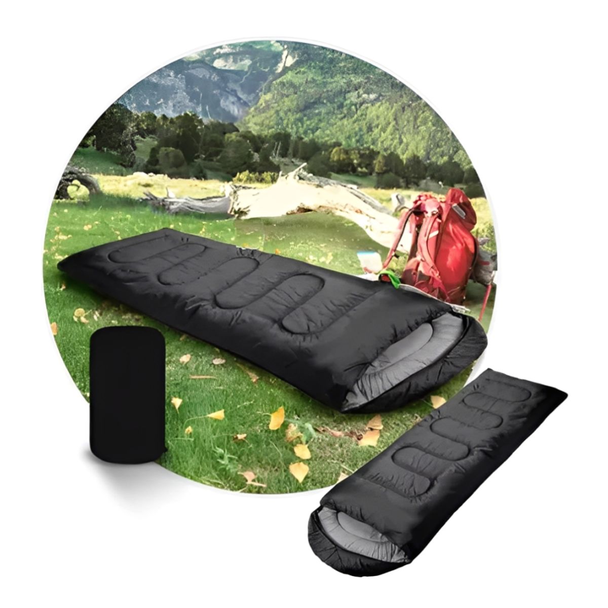 GENERICO - Bolsa Para Dormir Campamento 1 Persona Sleeping Bag Camping