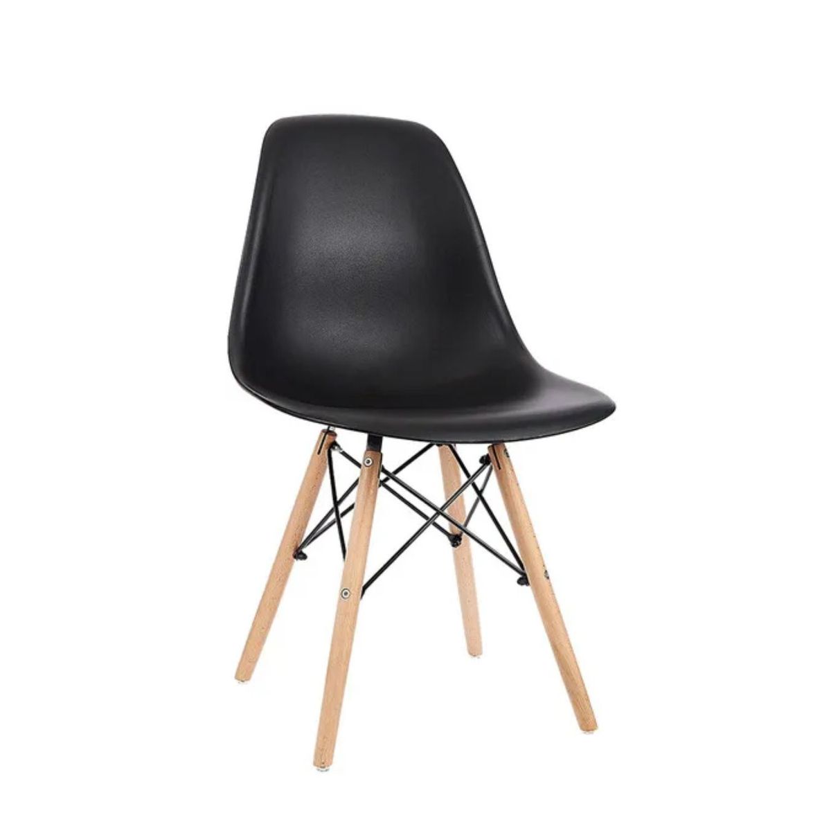 ERGONOMUS - Set 4 Silla de Comedor Eames Ergonomus Negro