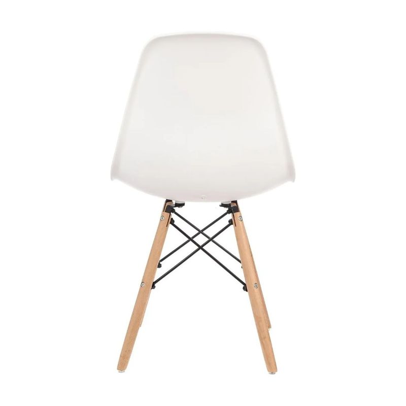 ERGONOMUS - Set 4 Silla de Comedor Eames Ergonomus Color Blanco