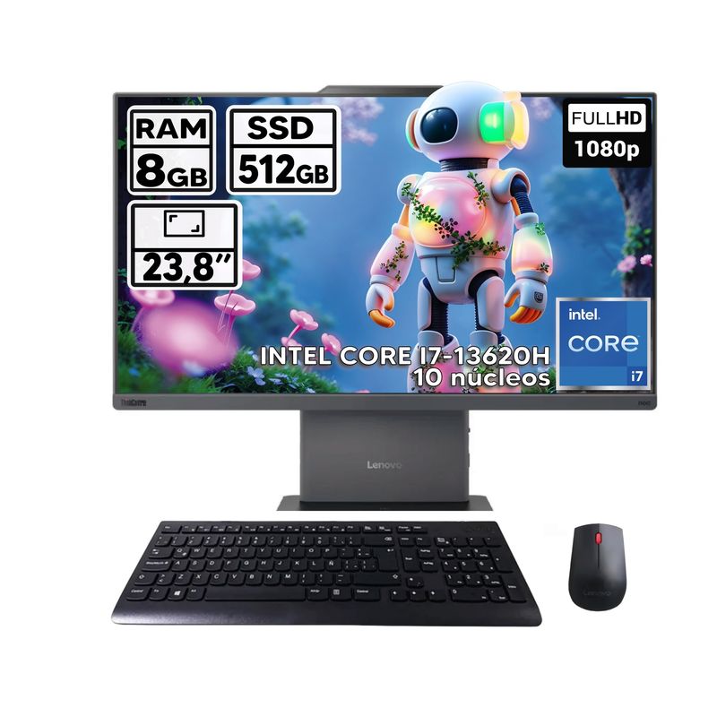 LENOVO - TODO EN UNO LENOVO NEO 50A INTEL CORE I7-13620H 8GB RAM 512GB SSD 238″ FHD
