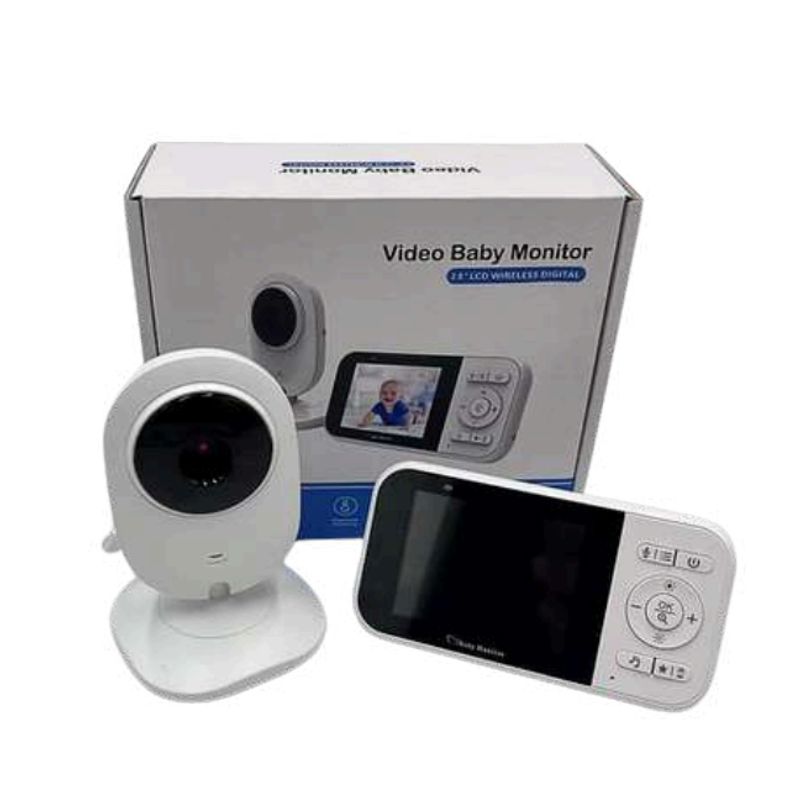 AMERICAN GENERICS - Monitor de Bebé 218 – Cámara con Pantalla LCD
