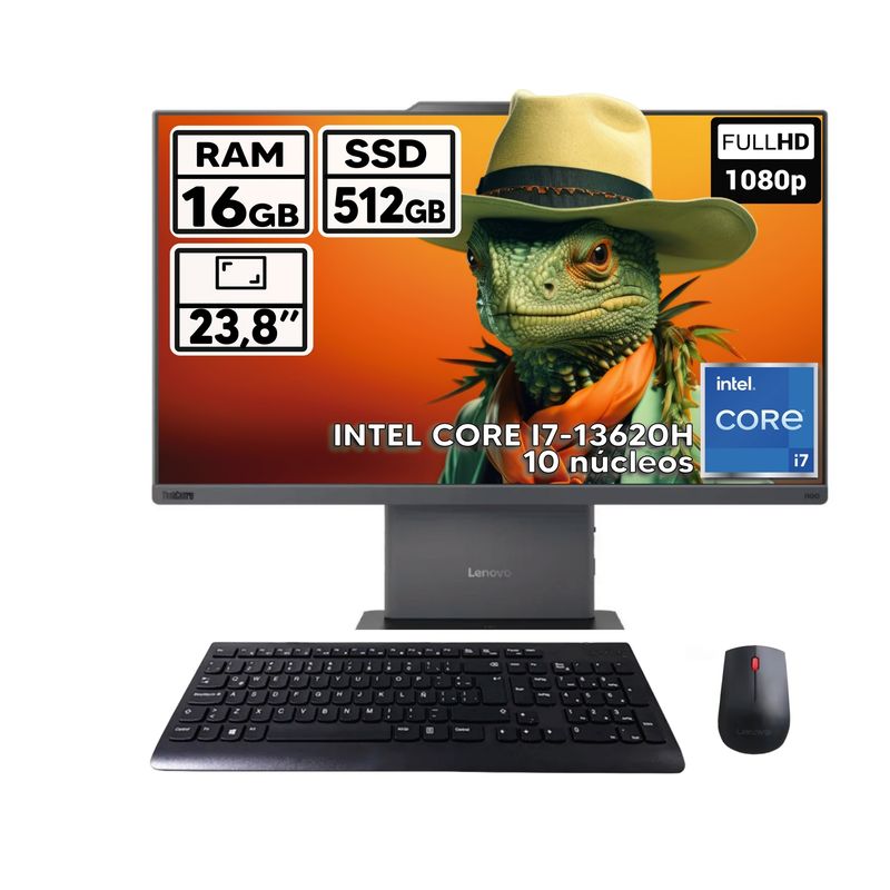 LENOVO - TODO EN UNO LENOVO NEO 50A INTEL CORE I7-13620H 16GB RAM 512GB SSD 238″ FHD