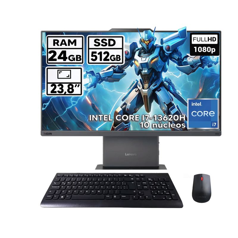 LENOVO - TODO EN UNO LENOVO NEO 50A INTEL CORE I7-13620H 24GB RAM 512GB SSD 238″ FHD