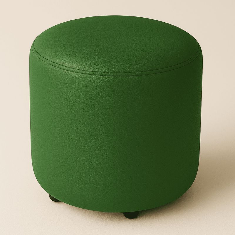 PUFF BOGOTA - Puff Circular Verde Oliva