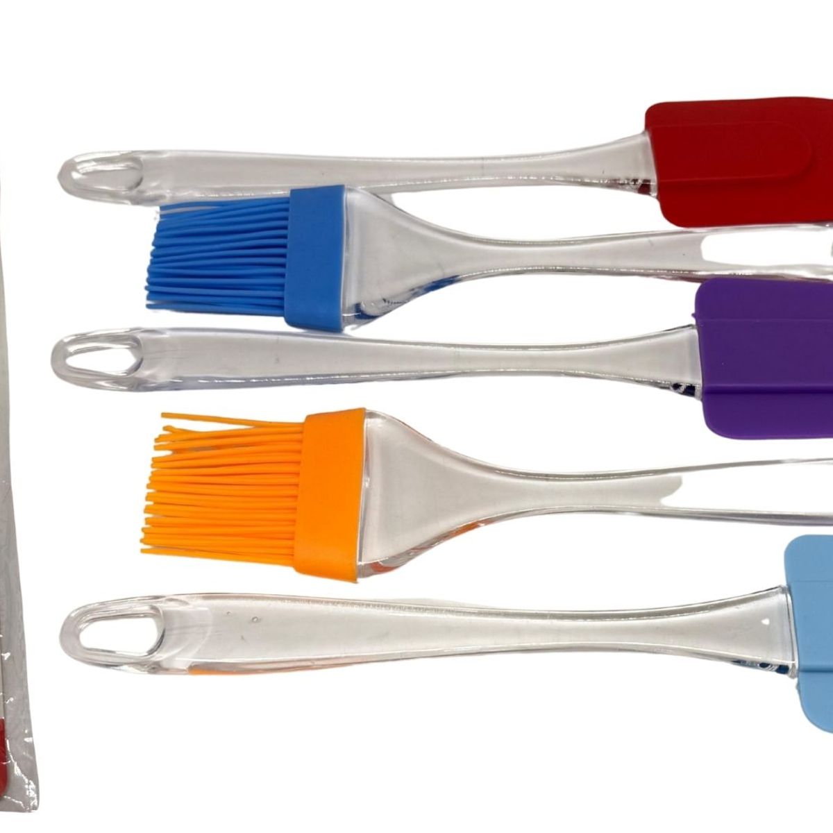 MAZUGI - Kit 1 Pincel Brocha De Silicona 1 Espátula Miserable Utensilios