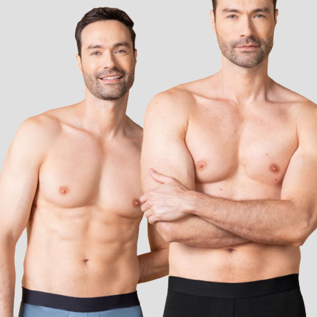 FORMAS INTIMAS - Bóxer Paq X2 Hombre Negro-Azul Indigo Fi 110771