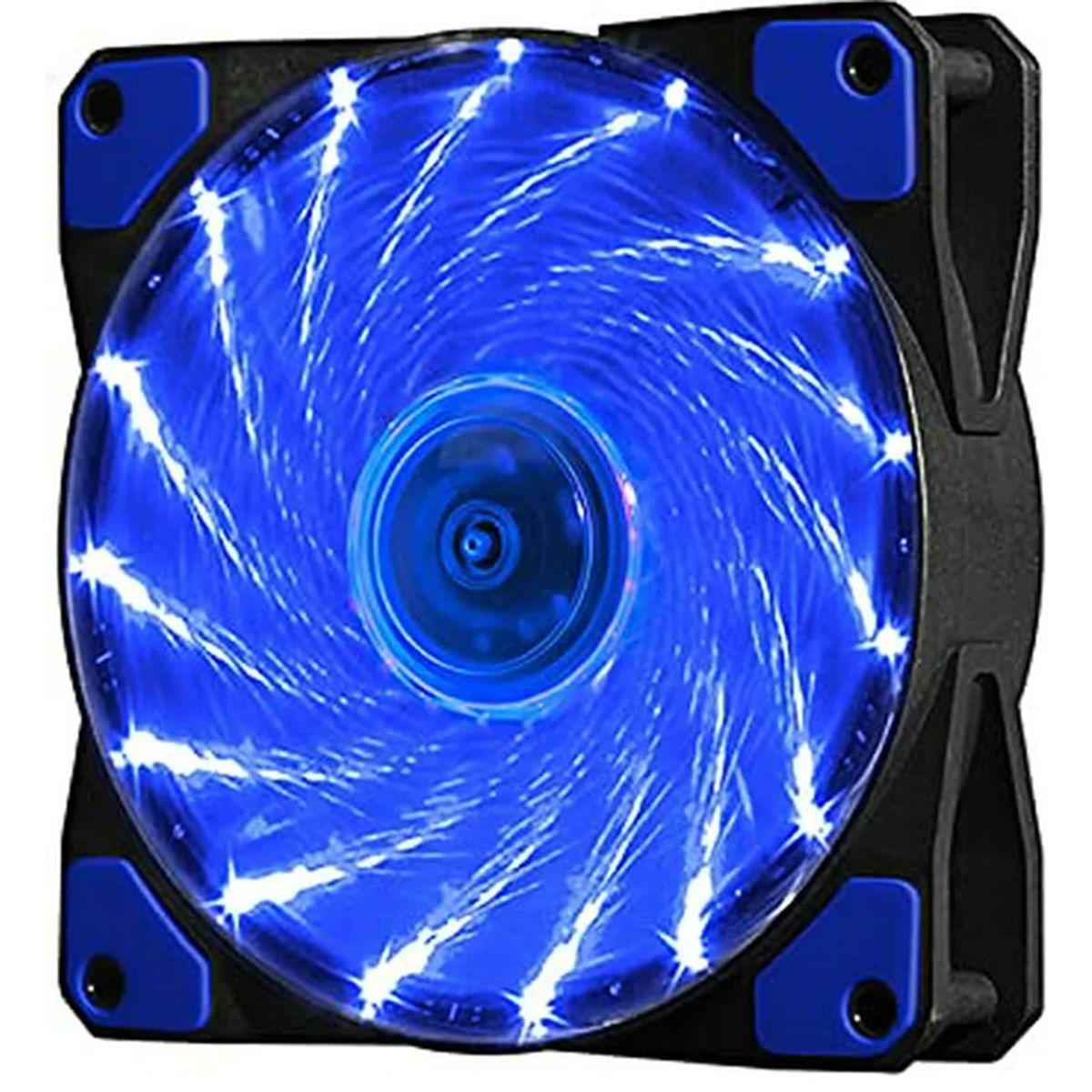 GENERICO - Ventilador Fan Cooler 12cm 120mm Rgb Multicolor Gamer Pro Azul