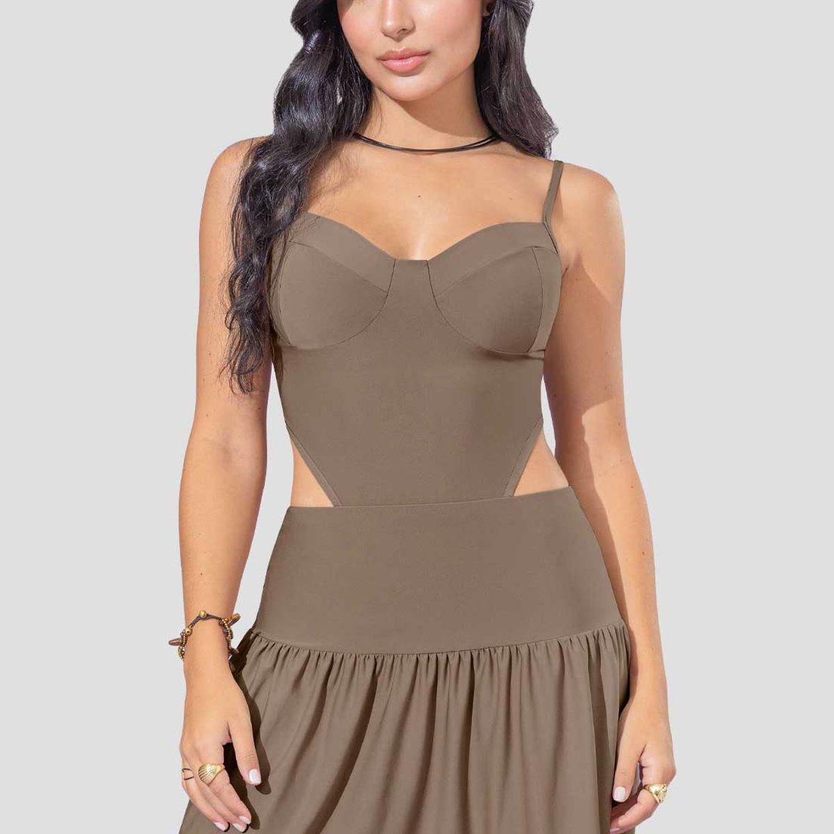 ATYPICAL - Vestido Mujer Chocolate Atypical 111935