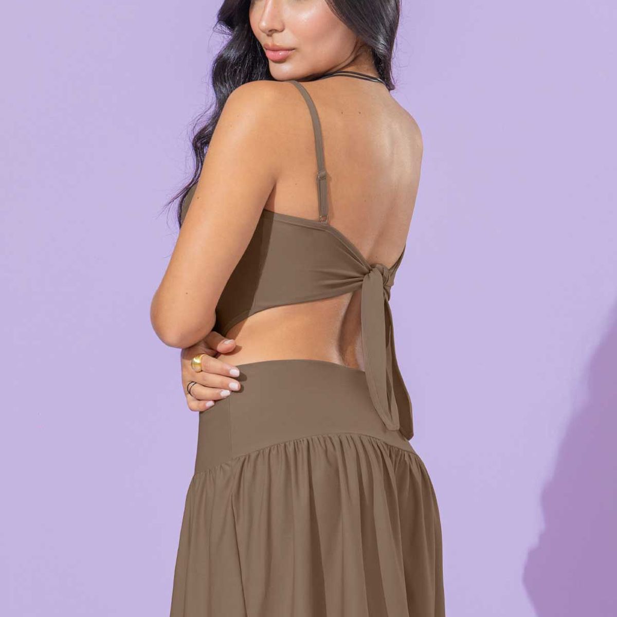 ATYPICAL - Vestido Mujer Chocolate Atypical 111935