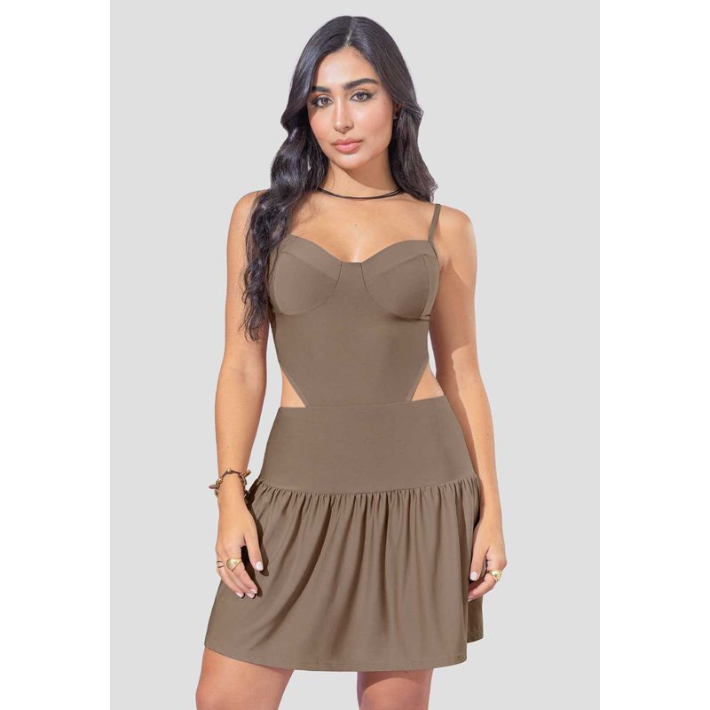 ATYPICAL - Vestido Mujer Chocolate Atypical 111935