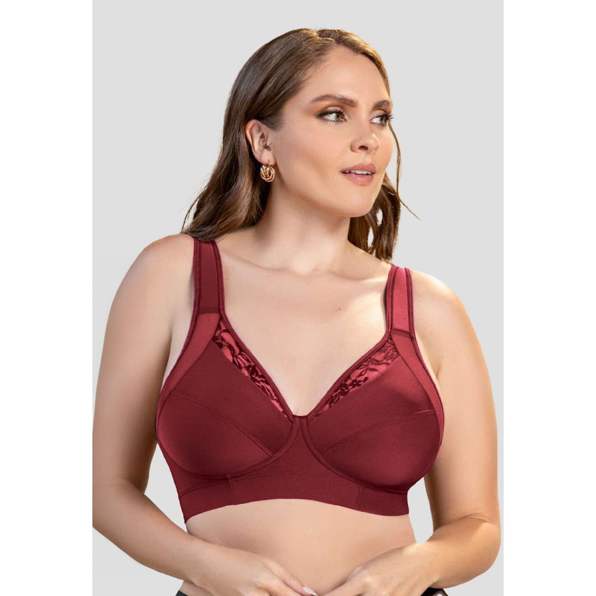 FORMAS INTIMAS - Brasier Mujer Vino Fi 69512
