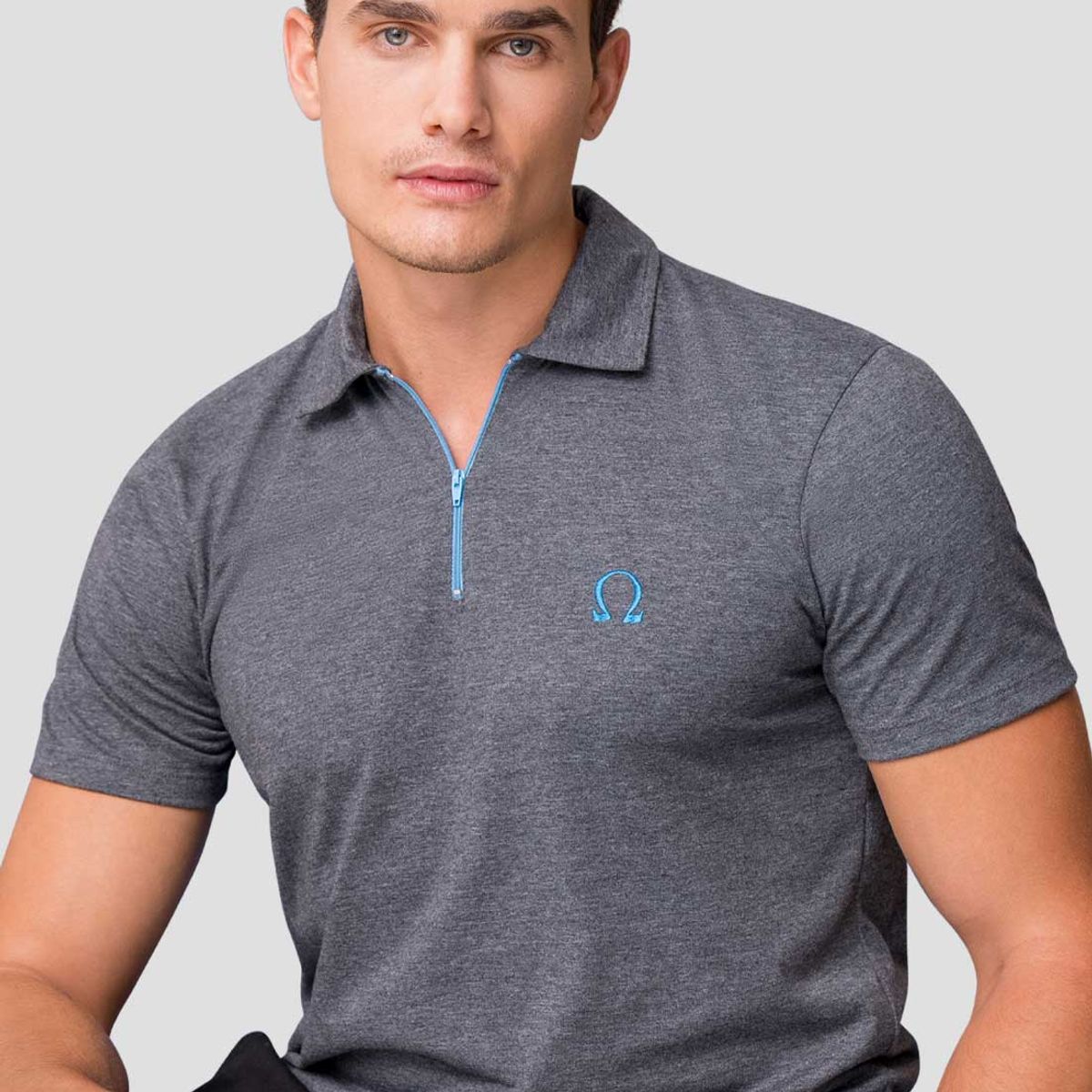 MARKETING PERSONAL - Polo Hombre Negro Cross Mp 111909