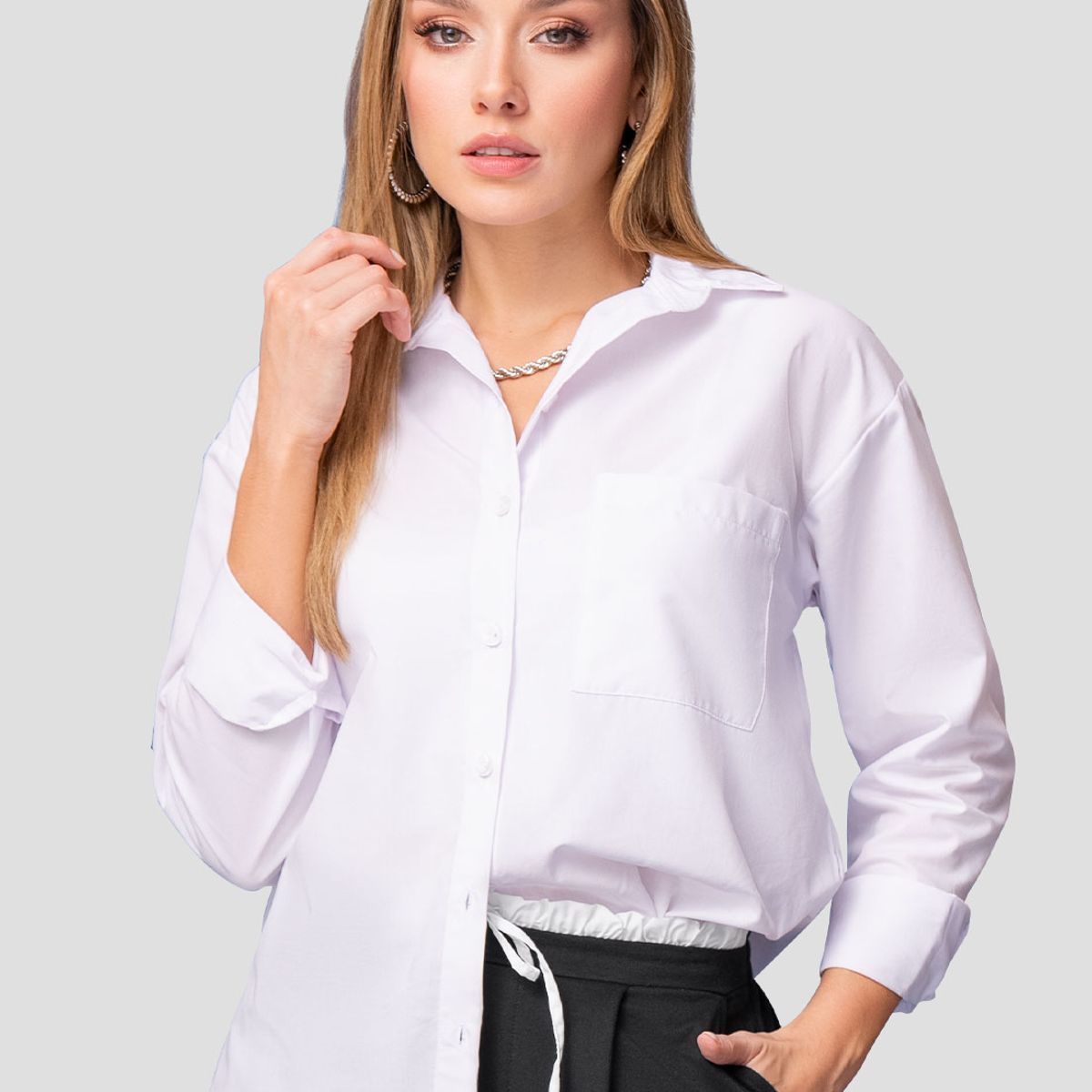 MARKETING PERSONAL - Camisa Mujer Blanco Mp 110854