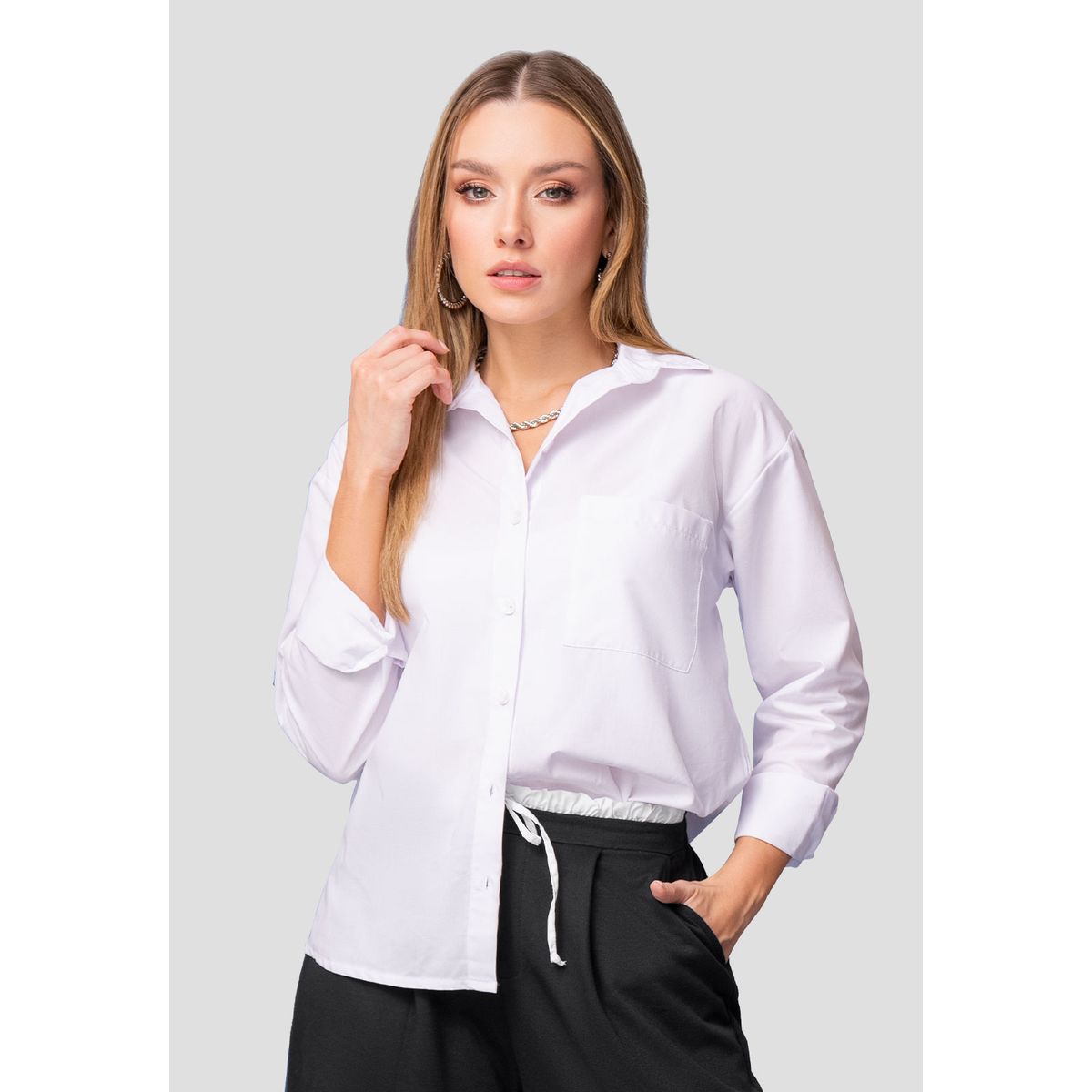 MARKETING PERSONAL - Camisa Mujer Blanco Mp 110854