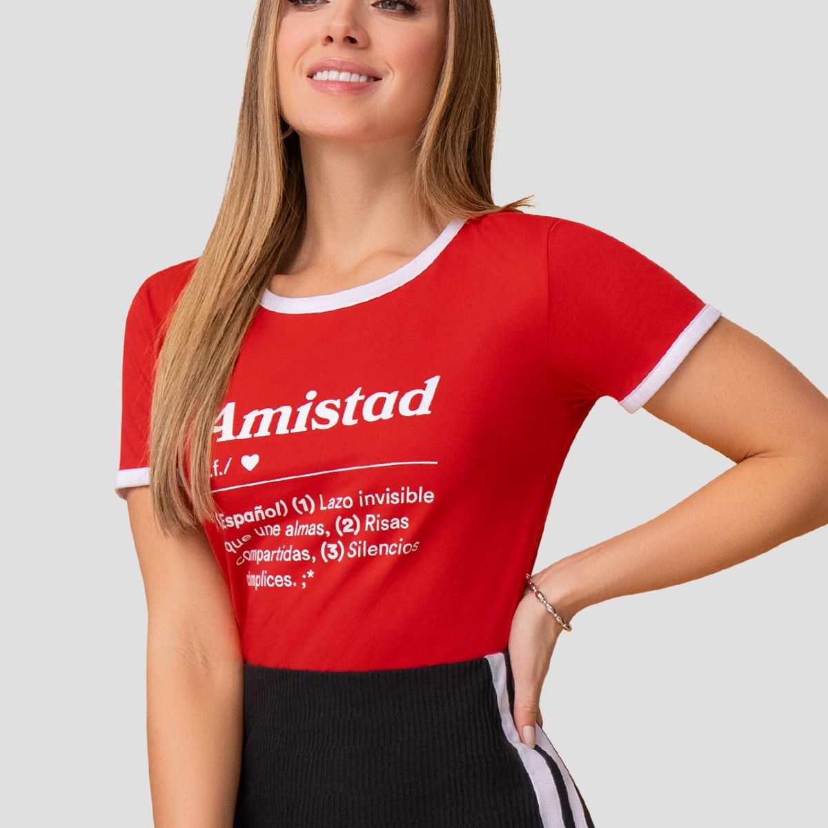 MARKETING PERSONAL - Camiseta Mujer Rojo Mp 111995
