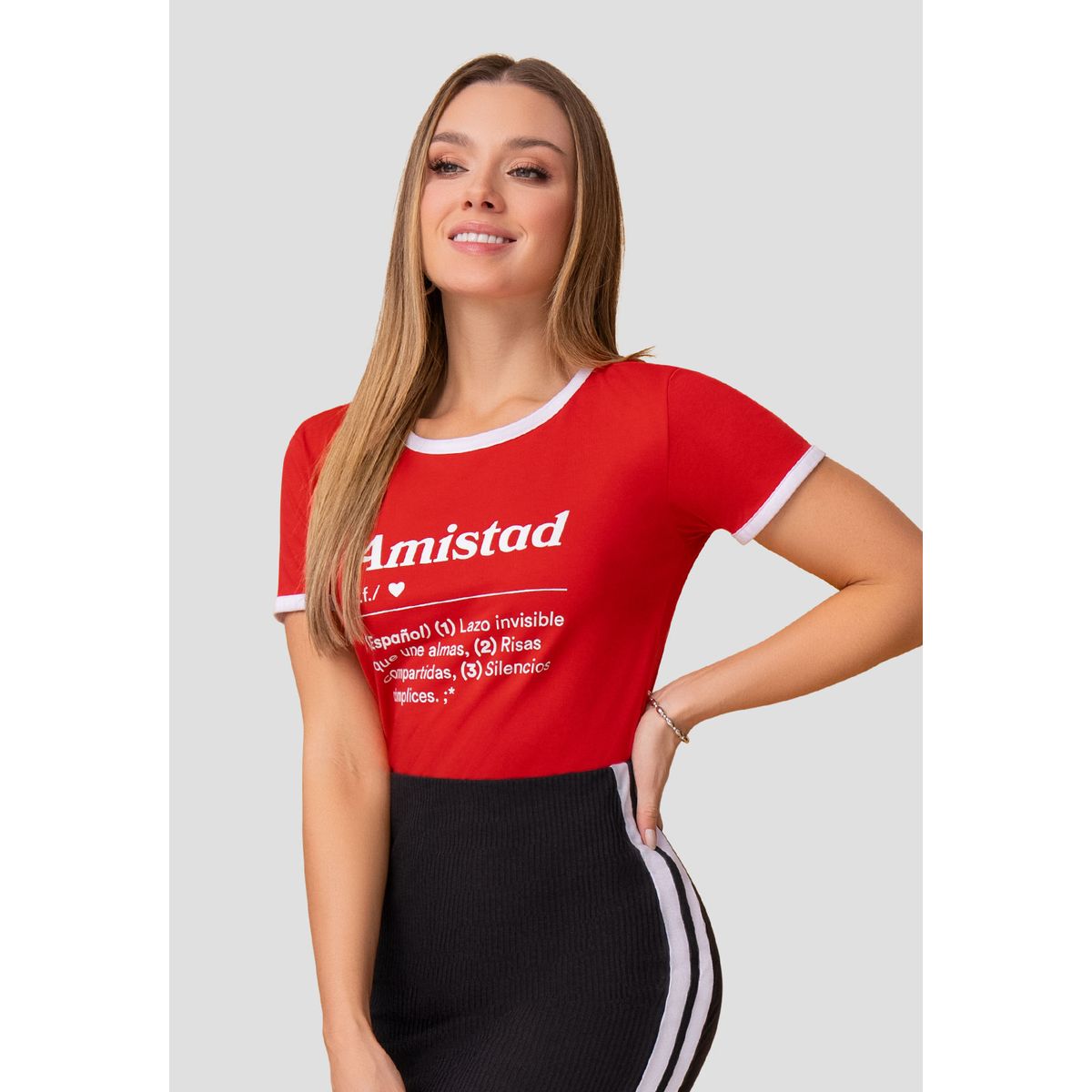 MARKETING PERSONAL - Camiseta Mujer Rojo Mp 111995