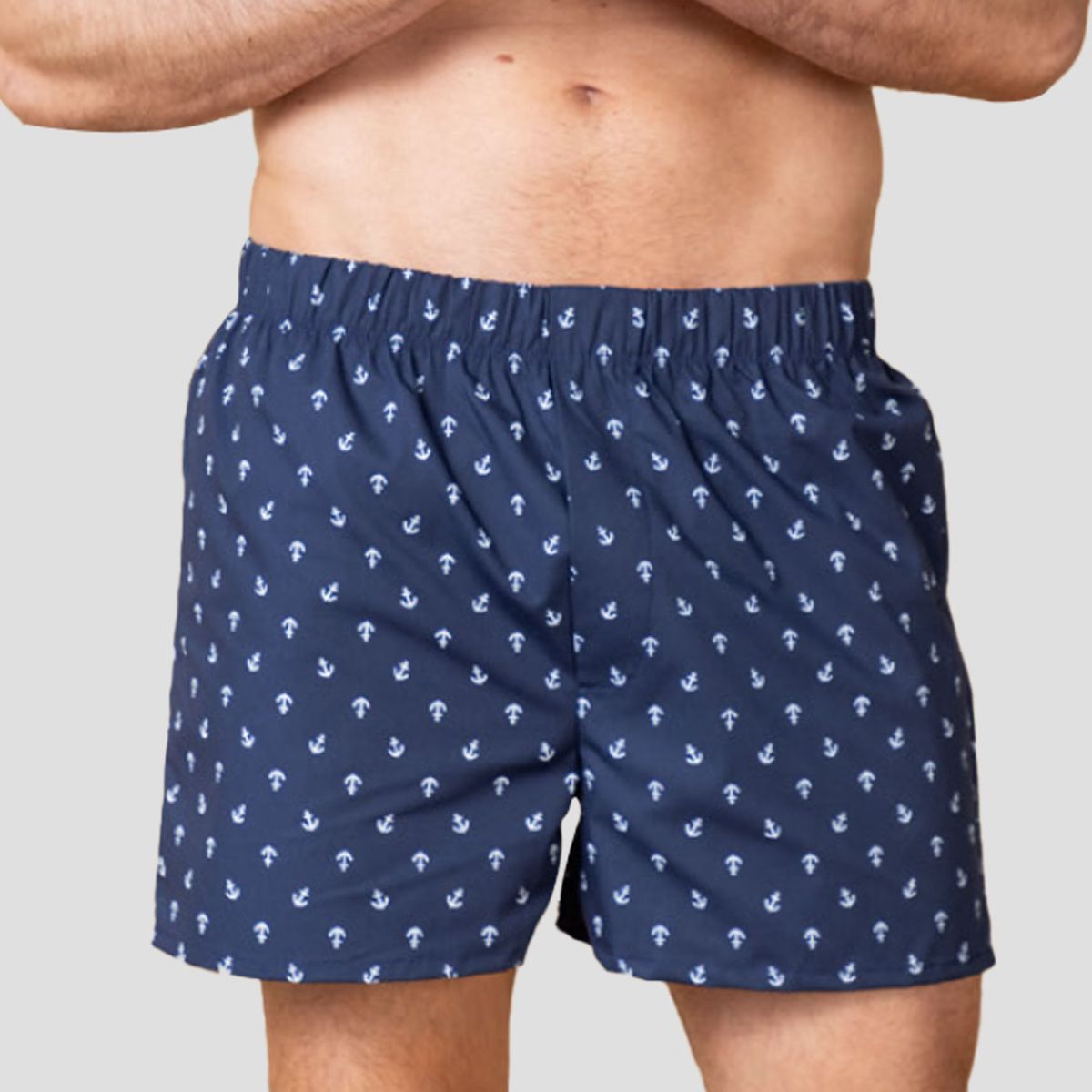 FORMAS INTIMAS - Bóxer Hombre Estampado Azul Profundo Fi 110767