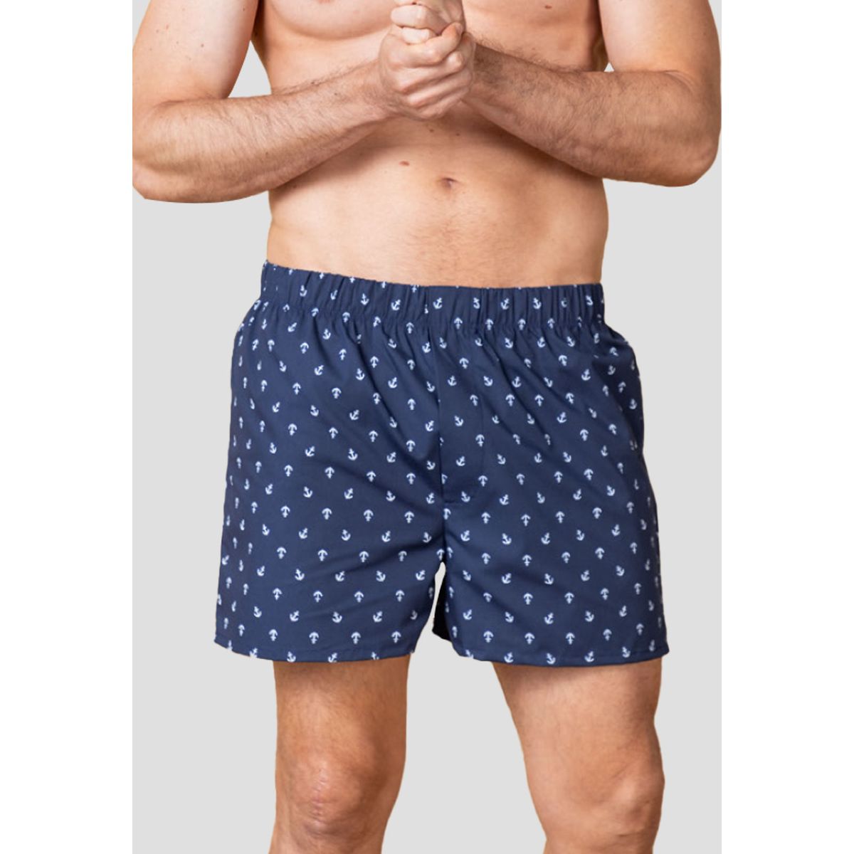 FORMAS INTIMAS - Bóxer Hombre Estampado Azul Profundo Fi 110767