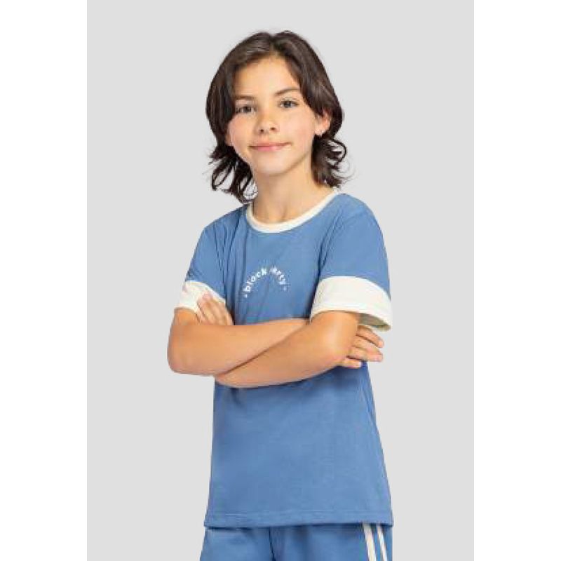 MARKETING PERSONAL - Camiseta Niños Infantil Azul Indigo Mp 111172