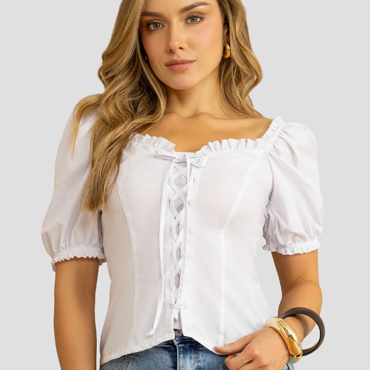 MARKETING PERSONAL - Blusa Mujer Blanco Mp 112042