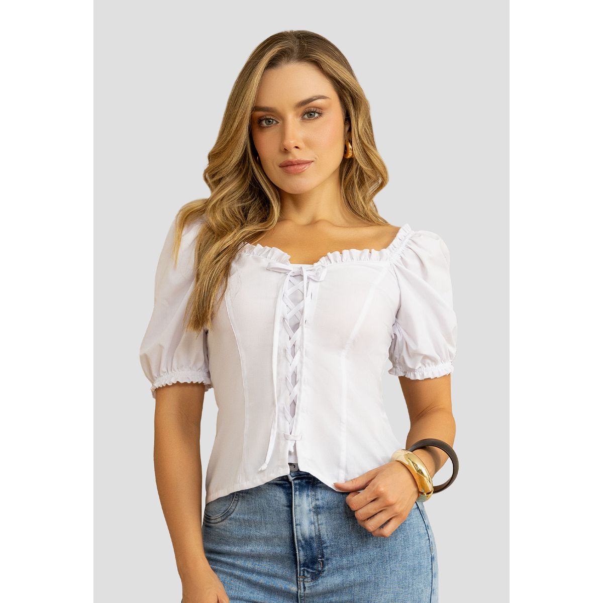 MARKETING PERSONAL - Blusa Mujer Blanco Mp 112042