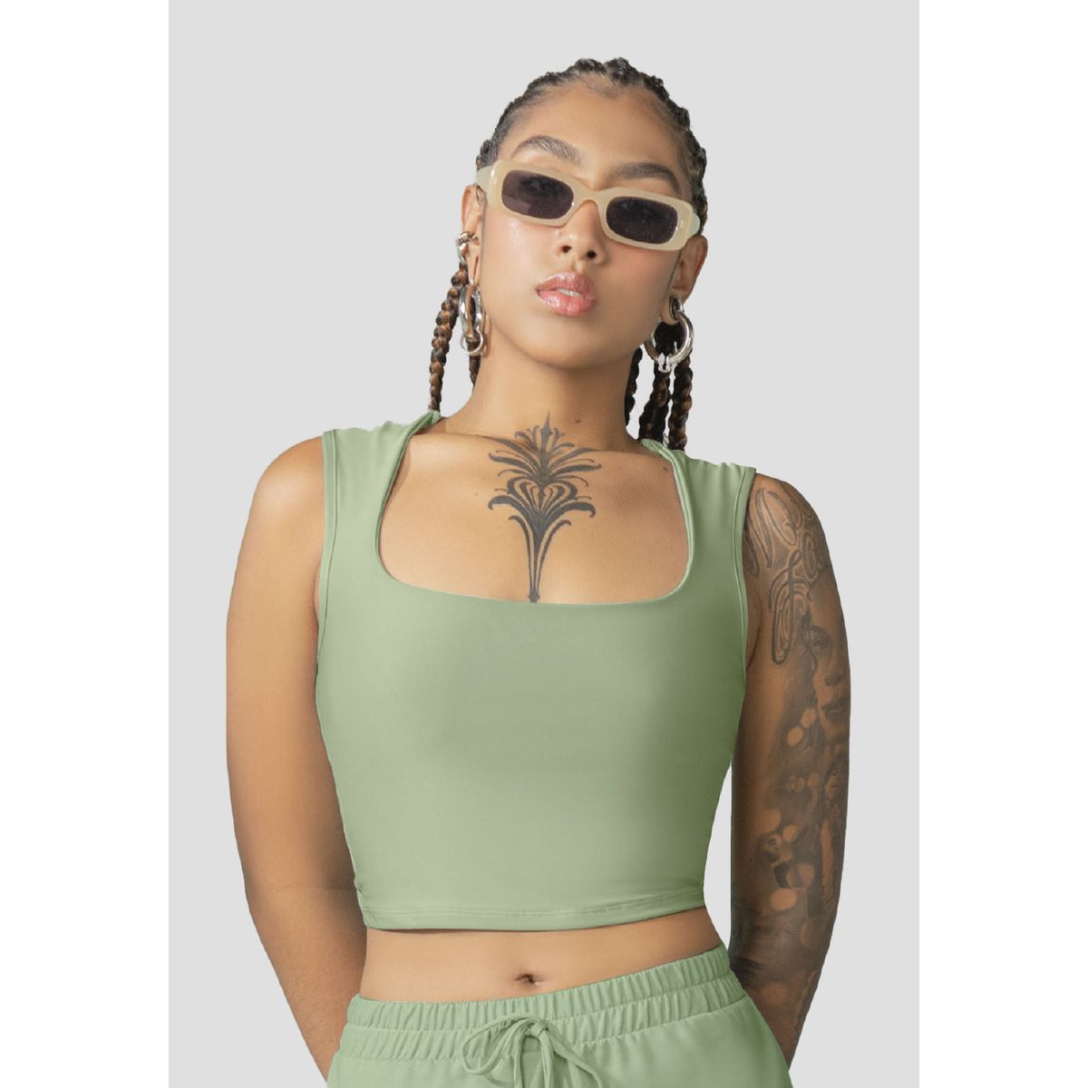 ATYPICAL - Blusa Mujer Verde Matcha Atypical 110159