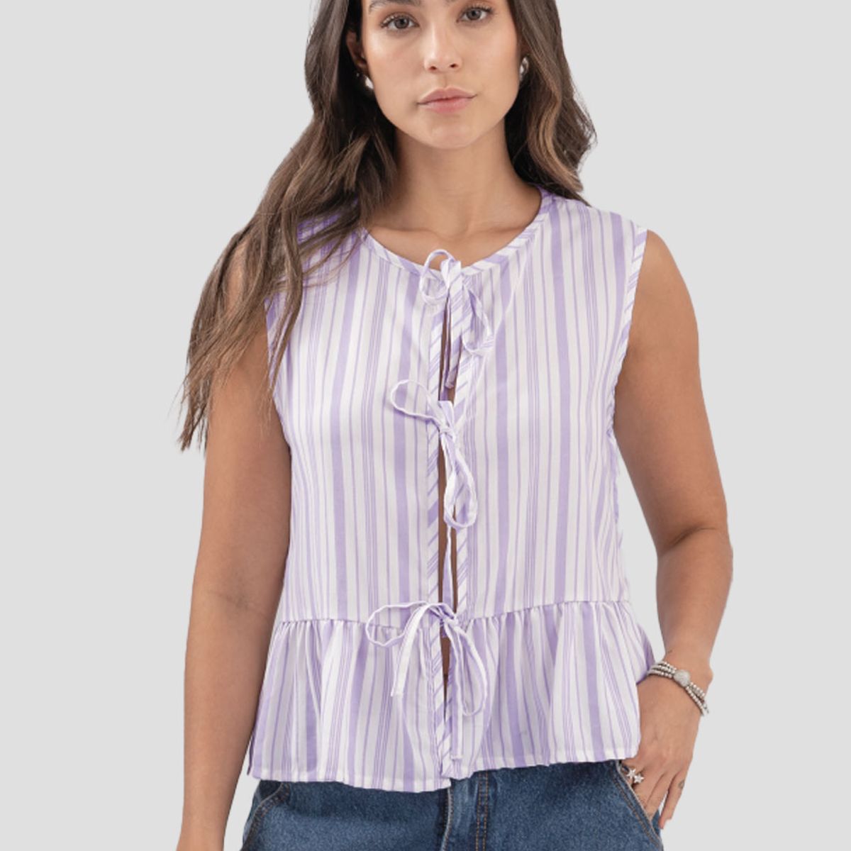 ATYPICAL - Blusa Mujer Estampado Lila Atypical 112316